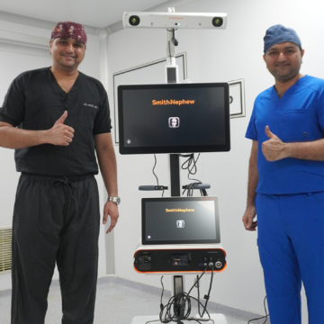 East Ahmedabad Witnesses History in Healthcare | Saffron Orthopedic Hospital Brings East Ahmedabad’s First Robot for Joint Replacement