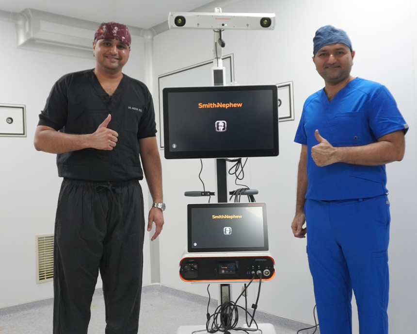 East Ahmedabad Witnesses History in Healthcare | Saffron Orthopedic Hospital Brings East Ahmedabad’s First Robot for Joint Replacement